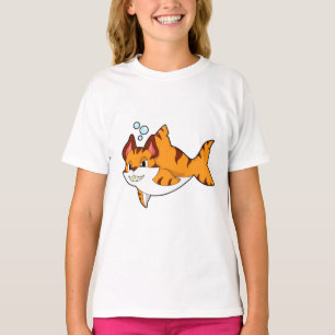 Camiseta Tigre como tubarão em água.PNG
