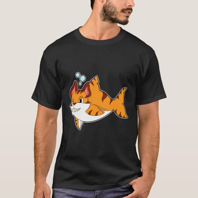 Camiseta Tigre como tubarão em água.PNG (Frente)