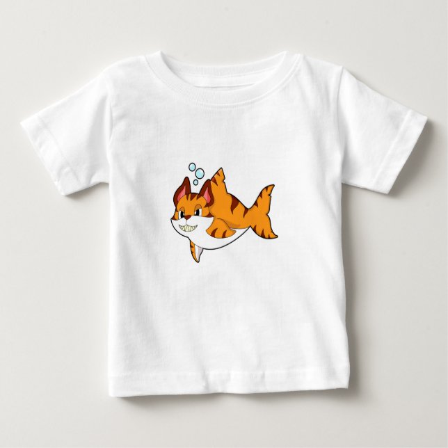 Camiseta Tigre como tubarão em água.PNG (Frente)