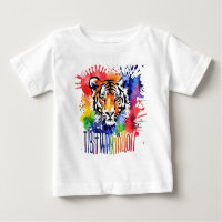 Tigre cor-de-água engraçado