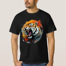 Camiseta Tigre - Cores intensas
