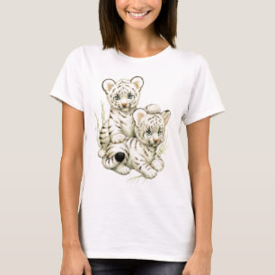 Camiseta Tigre Cubs branco bonito