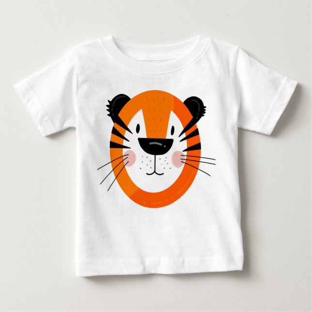 Camiseta Tigre de Arte (Frente)