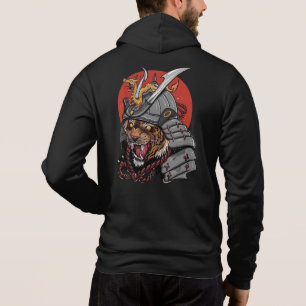Camiseta Tigre de arte japonês samurai