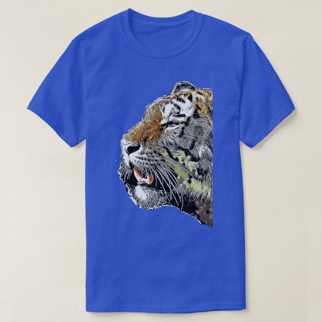 Camiseta Tigre de arte Tigre (Frente do Design)