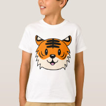 Tigre de Cartoon Sorridente