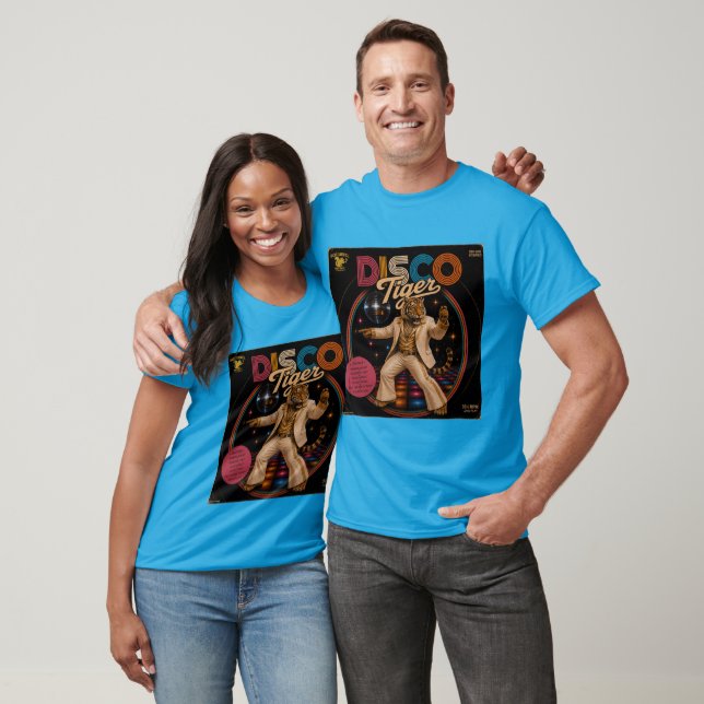 Camiseta Tigre de Disco (Unissex)