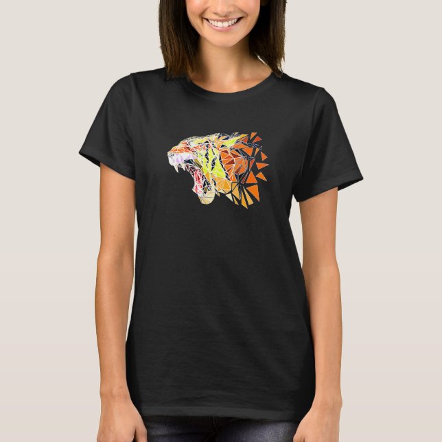 Camiseta Tigre de face Selvagem Selvagem Selvagem Predador  (Frente)