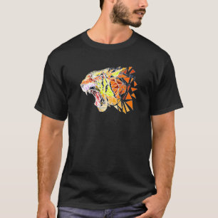 Camiseta Tigre de face Selvagem Selvagem Selvagem Predador