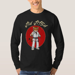 Camiseta Tigre de Jiu Jitsu Brasileiro e Grappling