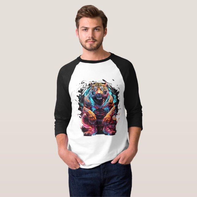 Camiseta Tigre de montanha (Frente Completa)