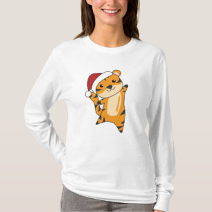 Camiseta Tigre de Natal - Neve de inverno - Tigre