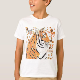 Camiseta Tigre de outono/outono