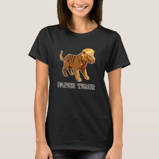 Camiseta Tigre de Papel Laranja