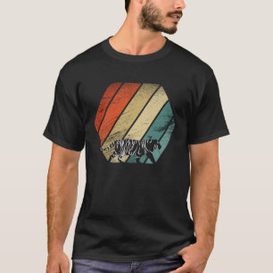 Camiseta Tigre de retrô e animal fofo