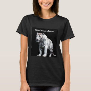 Camiseta Tigre - Dentro de Mim Há Grandeza Adesivo 