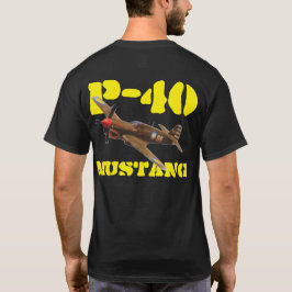 CAMISETA TIGRE DO VÔO DO MUSTANG P-40