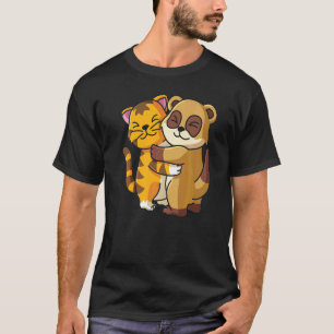 Camiseta Tigre E Suricata Fofinho Gatinho Gato Animais De Z