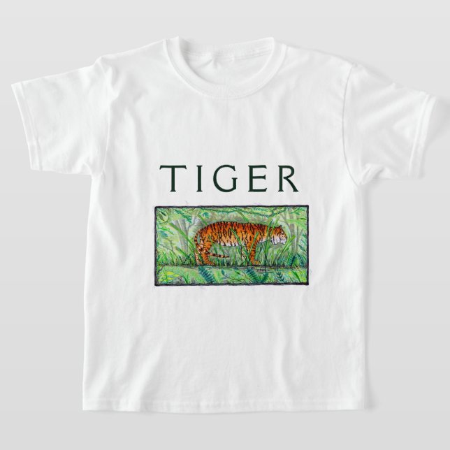 Camiseta Tigre em Pé (Postura )