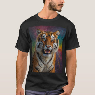 Camiseta Tigre em Retrato