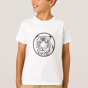Camiseta Tigre engraçado da impressora Super T-Shirt/ t-sh