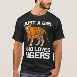Camiseta Tigre Engraçado Garota Design Meninas Mulheres Mãe