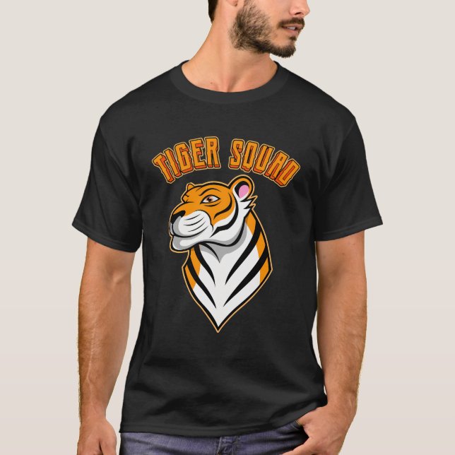 Camiseta Tigre Esquadrão Animais Selvagens Natureza Sobrevi (Frente)
