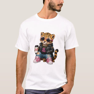 Camiseta Tigre Estiloso Fofo