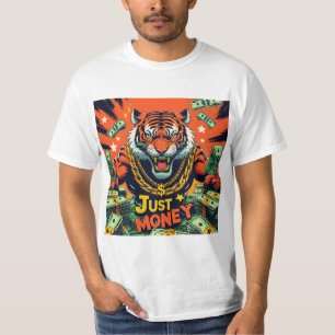 Camiseta Tigre feroz - APENAS DINHEIRO Pop de Arte Urbana
