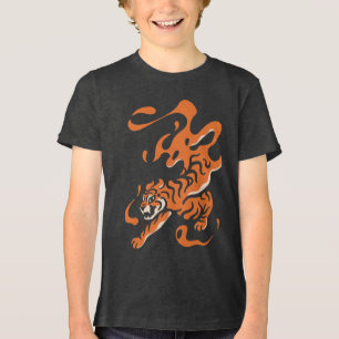 Camiseta Tigre Feroz: Design Ousado Asiático