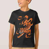 Tigre Fiery: Design Ousado Asiático