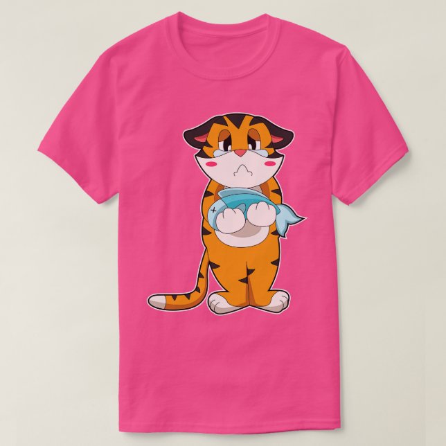 Camiseta Tigre Fish (Frente do Design)