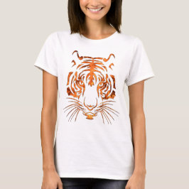 Camiseta Tigre flamejante