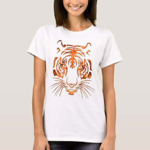 Camiseta Tigre flamejante