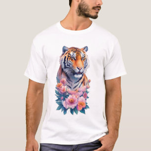 Camiseta Tigre Flor