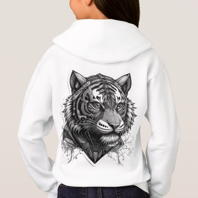 Camiseta Tigre Futurístico (Verso)