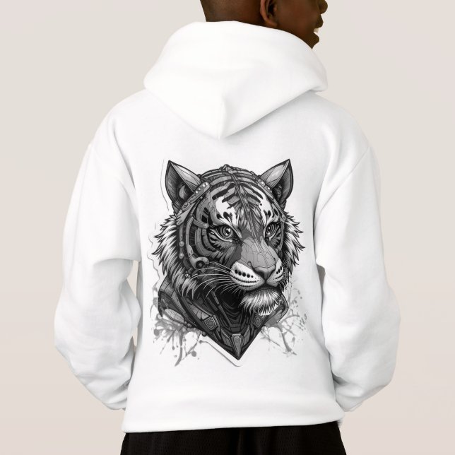 Camiseta Tigre Futurístico (Verso)