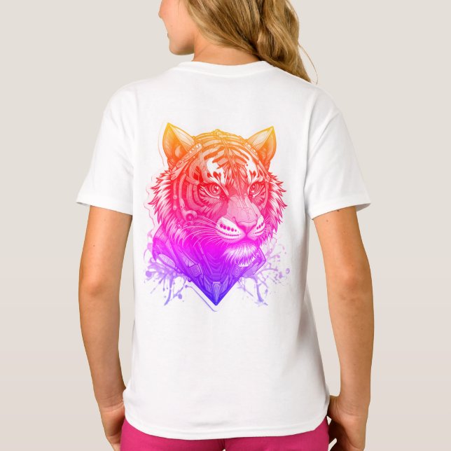 Camiseta Tigre Futurístico (Verso)