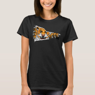 Camiseta Tigre Gato Selvagem Motivo Predador Zodíaco Chinês