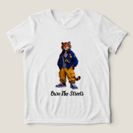 Camiseta Tigre Legal em Arte de Streetwear - Estilo Urbano