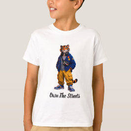 Camiseta Tigre Legal em Arte de Streetwear - Estilo Urbano