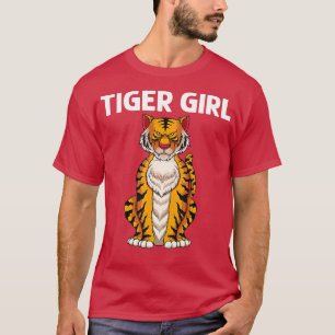 Camiseta Tigre legal Para Meninas Crianças Bengala Tiger Af