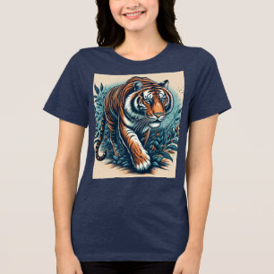 Camiseta "Tigre Majestoso - Poder e Graça em Movimento"