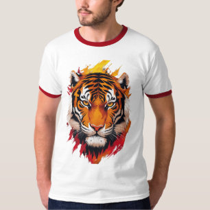 Camiseta Tigre majestoso - símbolo de poder, coragem e forç