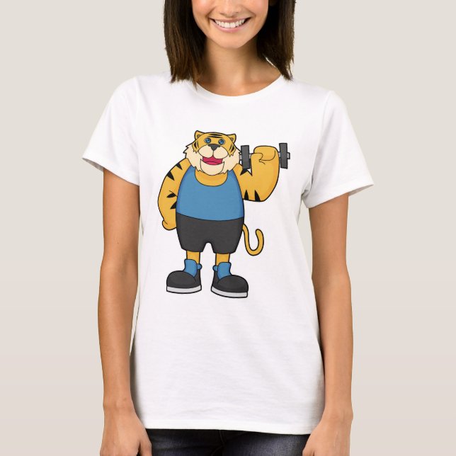 Camiseta Tigre Malhação Dumbbell (Frente)