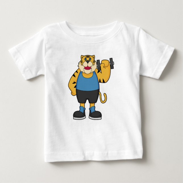 Camiseta Tigre Malhação Dumbbell (Frente)