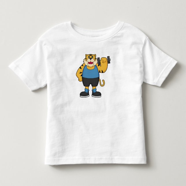 Camiseta Tigre Malhação Dumbbell (Frente)