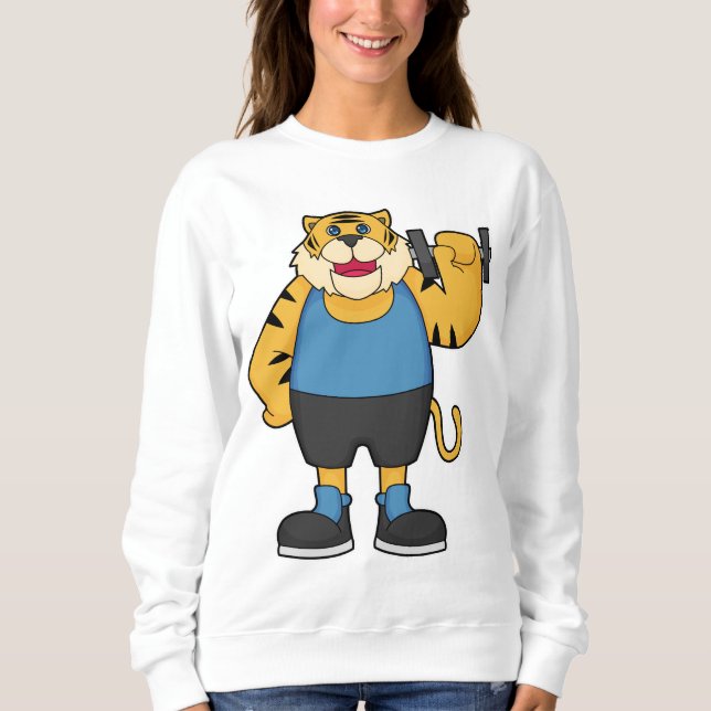 Camiseta Tigre Malhação Dumbbell (Frente)