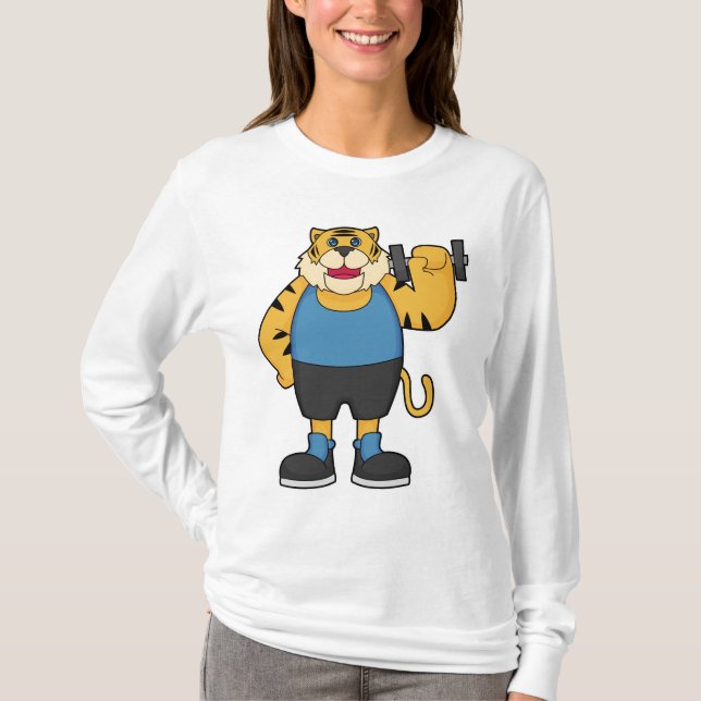 Camiseta Tigre Malhação Dumbbell (Frente)