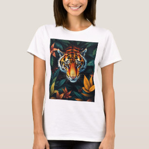 Camiseta “Tigre Meu” – Retrato Colorido de Tigre
